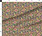 Neon Suns Blue Groovy 70S 1970S Retro Whimsical Moon Stars Boho Colorful Hippie Custom Printed Fabric by Spoonflower Various Fabrics by the Yard or Fat Quarter